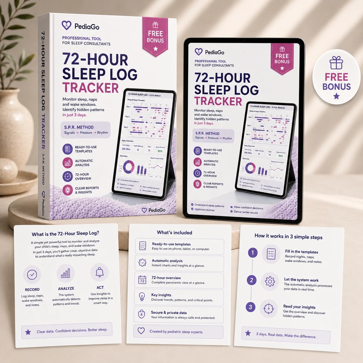 72-hour sleep log